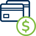customer finance card processing icon