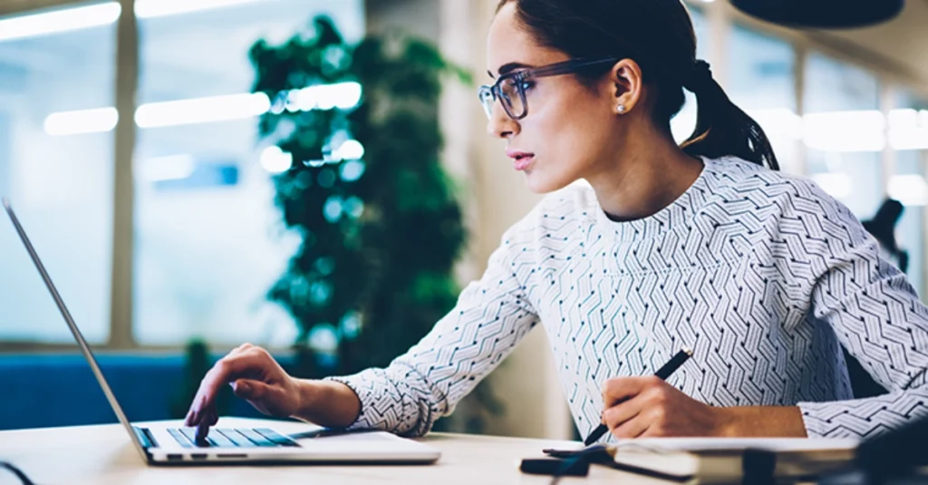 reviewing costs on computer