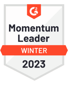 G2 Momentum Leader Winter 2023